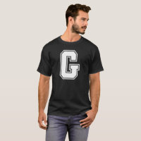 Letter G University Style Personalized Alphabet