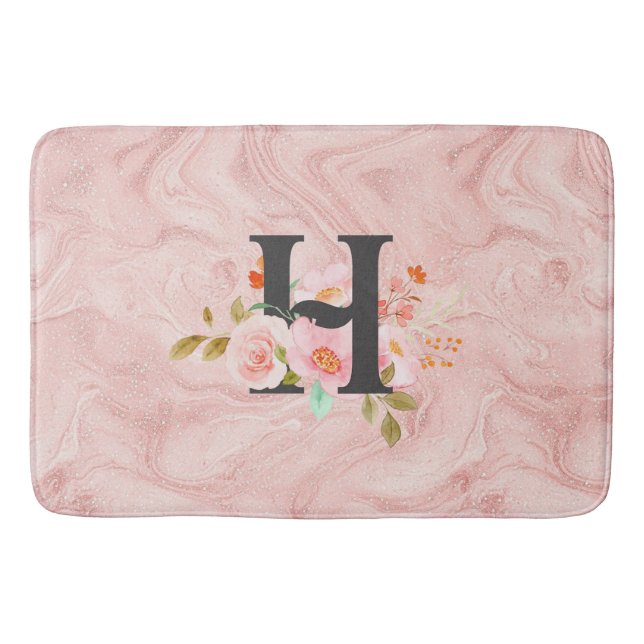 Letter H Bath Mat (Front)