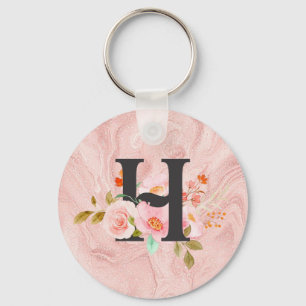 Letter H Keychain