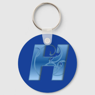 Letter H Keychain