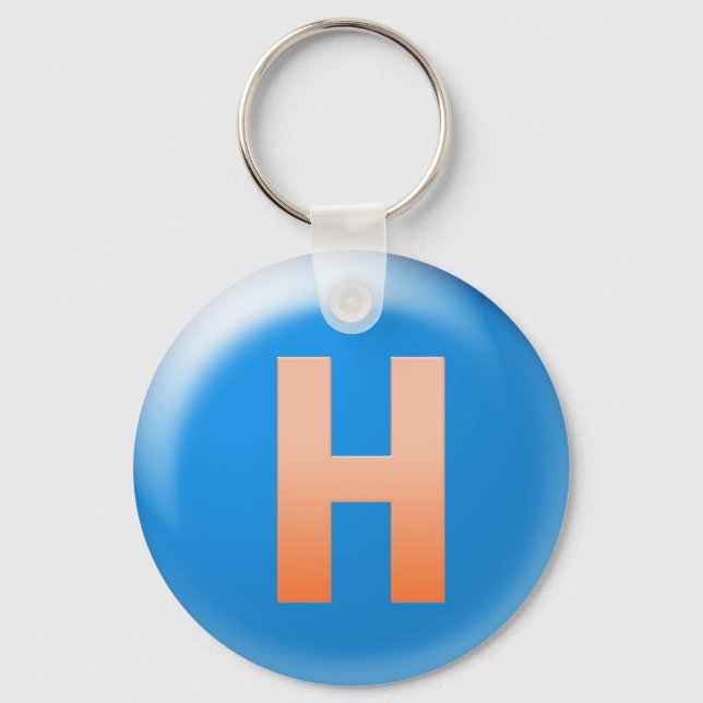 Letter H Keychain (Front)