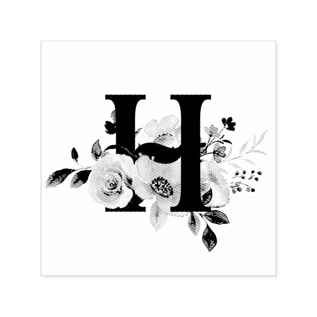 Letter H Self-inking Stamp (Design)