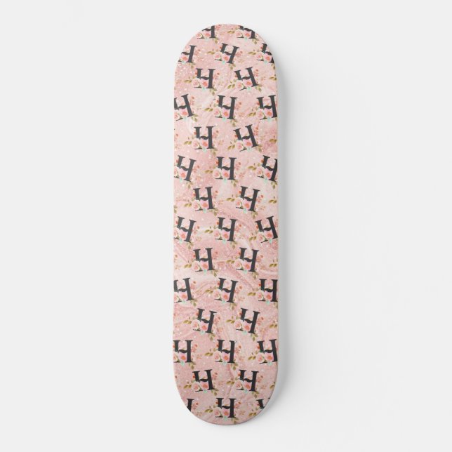 Letter H Skateboard (Front)