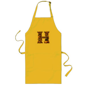 Letter H Thanksgiving gift style Long Apron