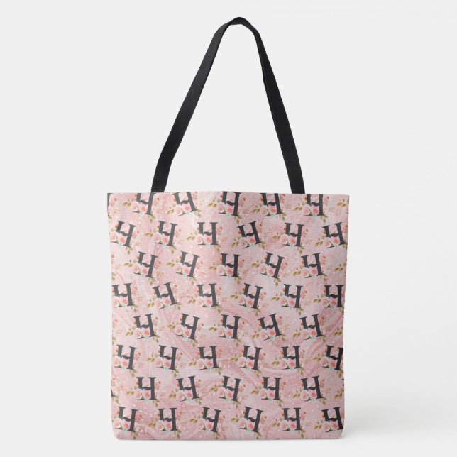 Letter H Tote Bag (Front)