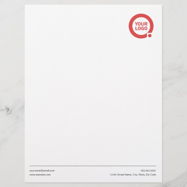 Letter Head Letterhead (Front)
