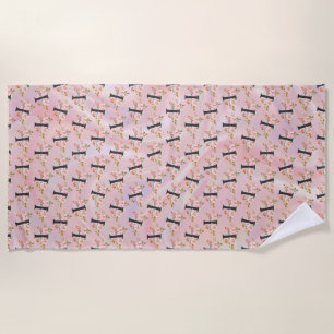 Letter I Beach Towel