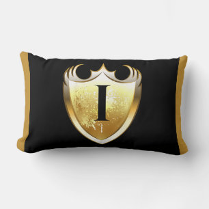 Letter I Capital Alphabet Lumbar Pillow