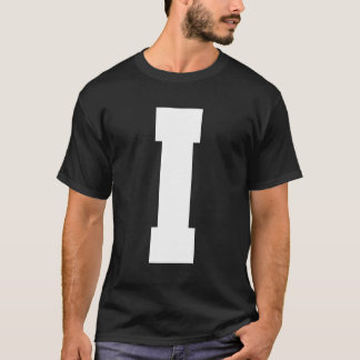 Letter I Capital Alphabet T-Shirt