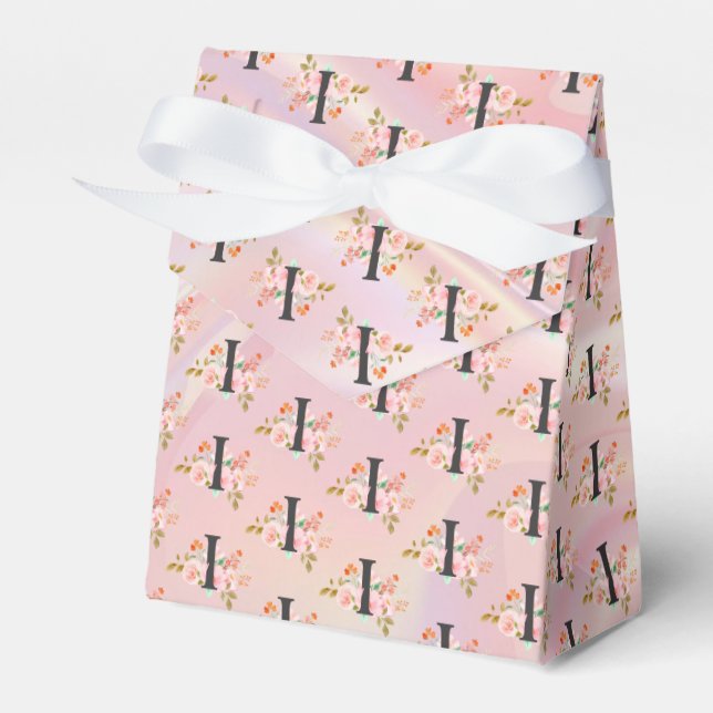 Letter I Favor Box (Front Side)
