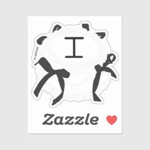 Letter I Initial Black And White Bow Vintage Cake 