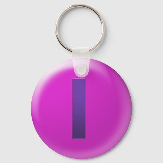 Letter I Keychain (Front)
