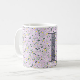 Letter I light purple liberty Coffee Mug
