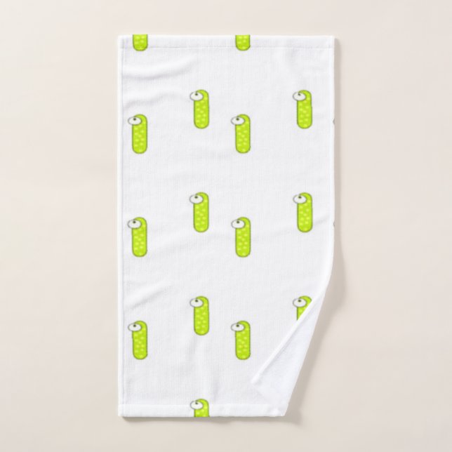 Letter I white Hand Towel (Hand Towel)