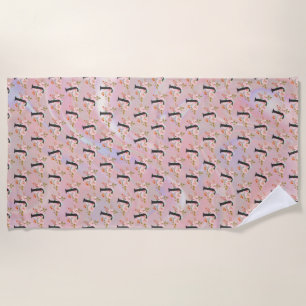 Letter J Beach Towel