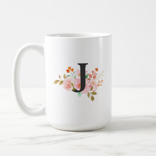Letter J Coffee Mug (Left)