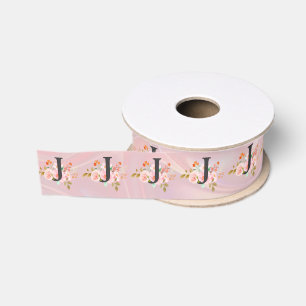 Letter J Grosgrain Ribbon
