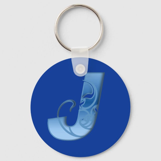 Letter J Keychain (Front)