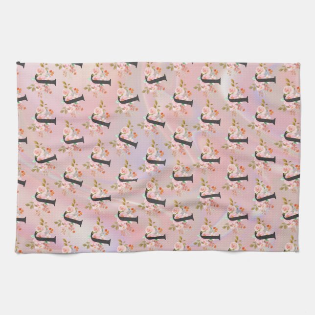 Letter J Kitchen Towel (Horizontal)