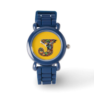 Letter J Thanksgiving style gift  Watch