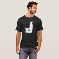 Letter J University Style Personalized Alphabet