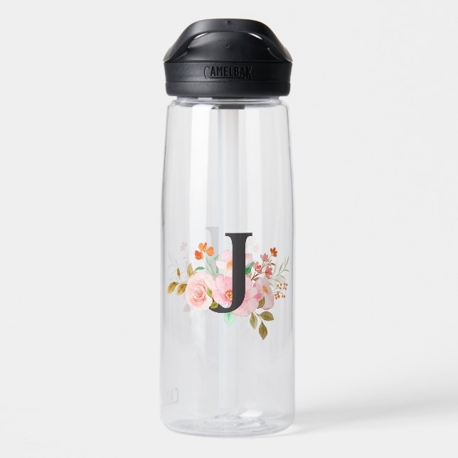 Letter J Water Bottle (Back)