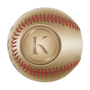 "Letter K" Monogram Baseball