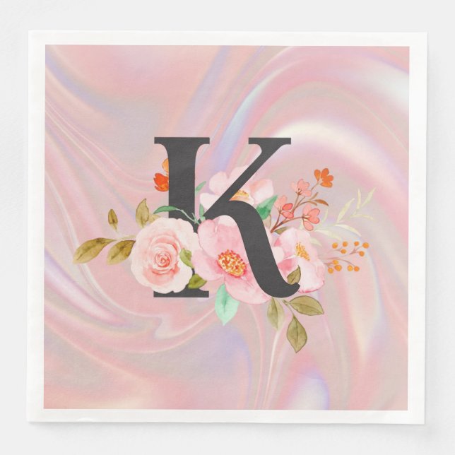Letter K Napkin (Front)
