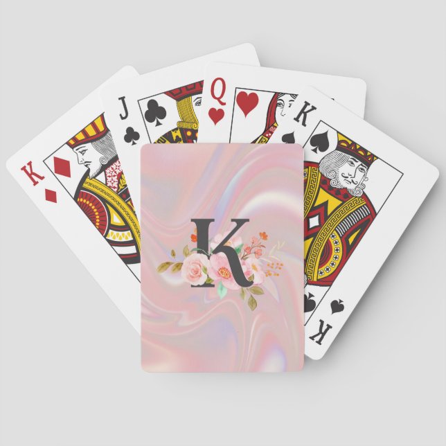 Letter K Playing Cards (Back)