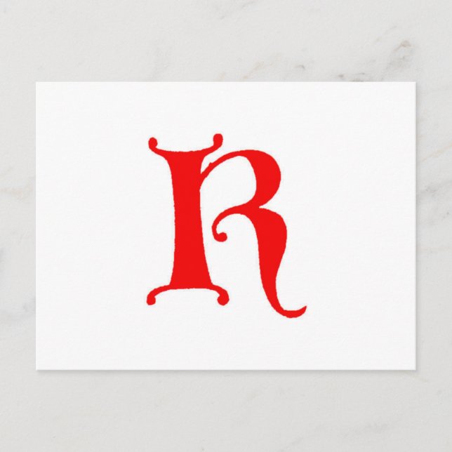 Letter K Postcard (Front)