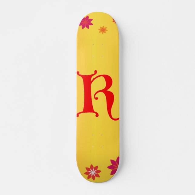 Letter K Skateboard (Front)
