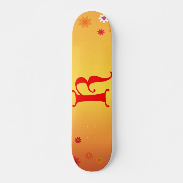 Letter K Skateboard (Front)