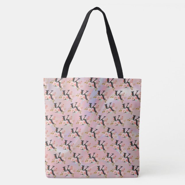 Letter K Tote Bag (Front)