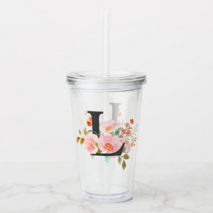 Letter L Acrylic Tumbler