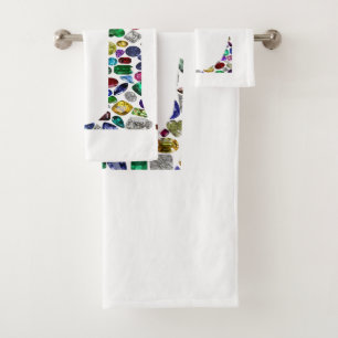 Letter L Bath Towel Set