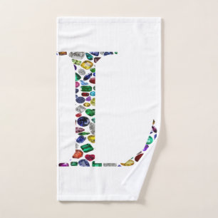 Letter L Hand Towel
