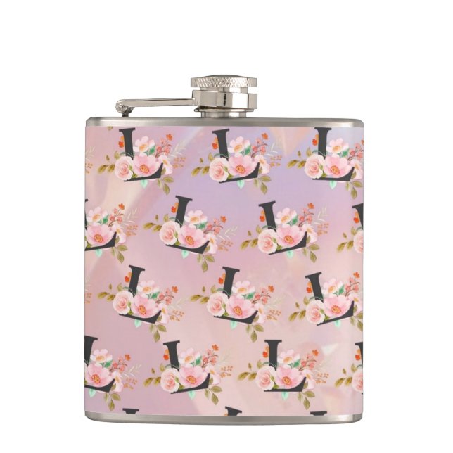 Letter L Hip Flask (Front)