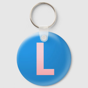Letter L Keychain