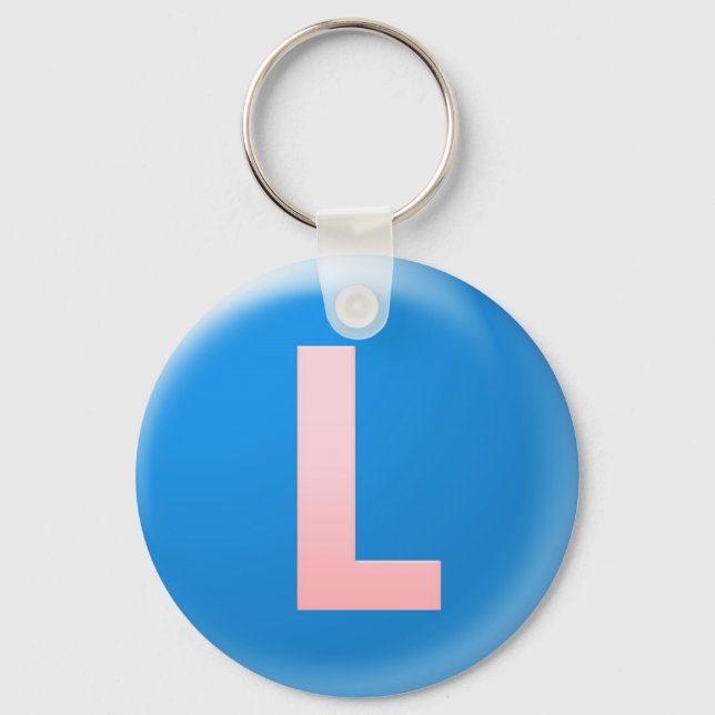 Letter L Keychain (Front)