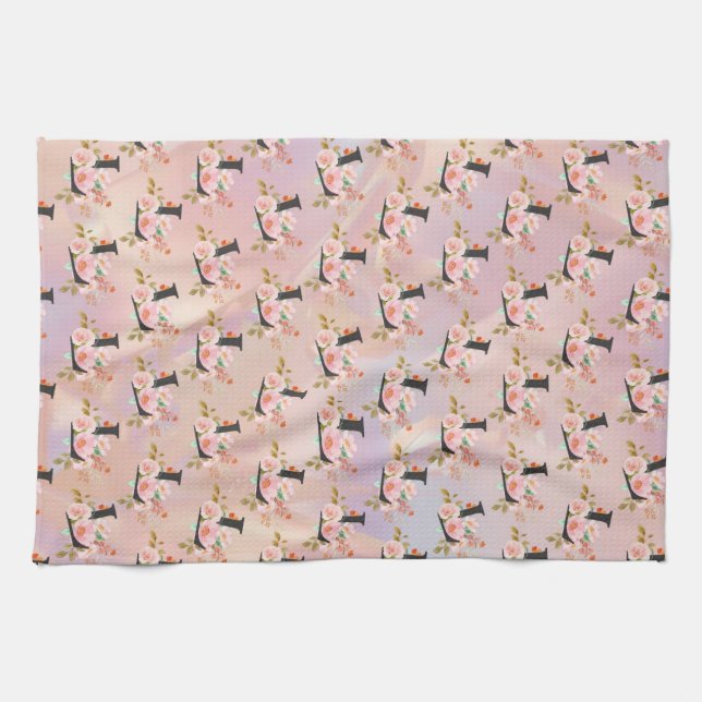 Letter L Kitchen Towel (Horizontal)