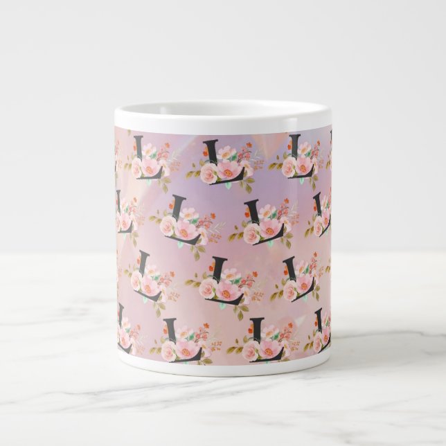 Letter L Large Coffee Mug (Front)