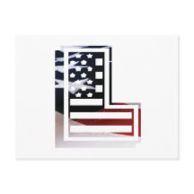 Letter L Monogram Initial USA