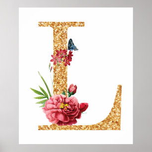 Letter l poster