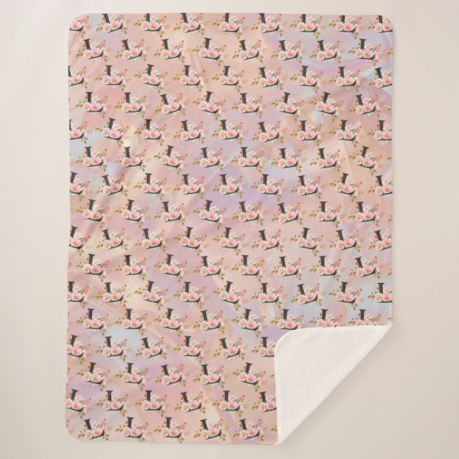Letter L Sherpa Blanket (Front)