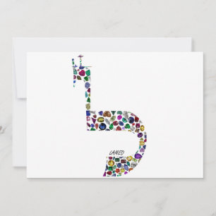 Letter 'LAMED' Invitation