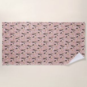 Letter M Beach Towel
