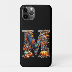 Letter m by Thanksgiving style  iPhone 11 Pro Case