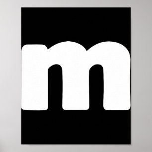 Letter M Groups Halloween Matching Team Easy Lazy Poster