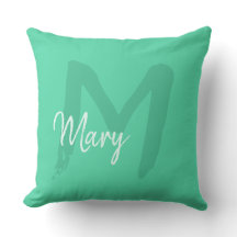 Letter M initial personalized colourful monogram