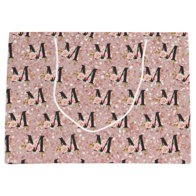 Letter M Large Gift Bag (Front)